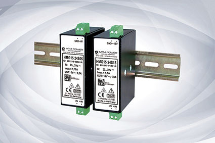 Alimentation électrique sur rail DIN - HMG15 24 series - MTM Power Messtechnik Mellenbach GmbH - DC/DC / à sortie simple / à deux sorties