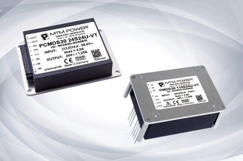 Convertisseur DC/DC monté sur châssis - PCMDS30 series - MTM Power Messtechnik Mellenbach GmbH - industriel / à sortie simple / à grande gamme d'entrée