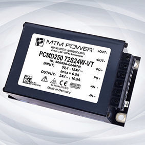 Convertisseur DC/DC monté sur châssis - W-VT series - MTM Power Messtechnik Mellenbach GmbH - à sortie simple / à grande gamme d'entrée / CE