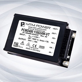 Convertisseur DC/DC monté sur châssis - PCMD400 series - MTM Power Messtechnik Mellenbach GmbH - à sortie simple / à grande gamme d'entrée / CE