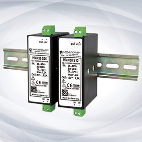Alimentation électrique sur rail DIN - HMN30 S series - MTM Power Messtechnik Mellenbach GmbH - DC/DC / AC/DC / à sortie simple