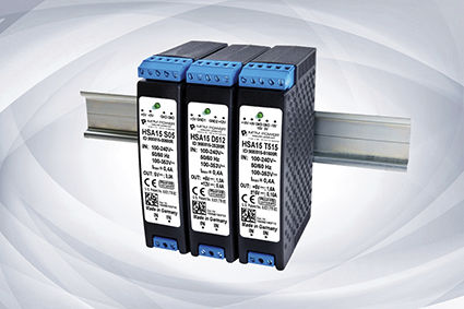 Alimentation électrique sur rail DIN - HSA15 S series - MTM Power Messtechnik Mellenbach GmbH - DC/DC / AC/DC / à sortie simple