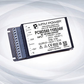 Convertisseur DC/DC monté sur châssis - PCMDS60 series - MTM Power Messtechnik Mellenbach GmbH - sur rail DIN / industriel / à sortie simple