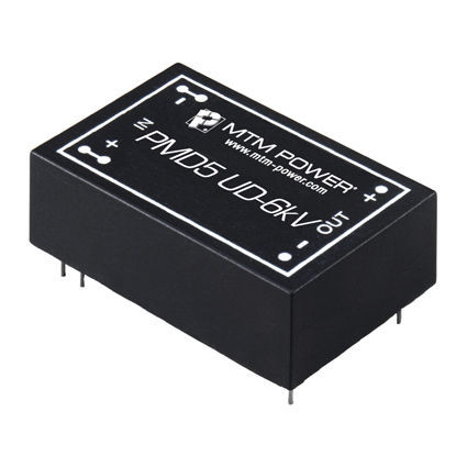 Convertisseur DC/DC plage de tension d'entrée 4:1 - PMD5 24S series - MTM Power Messtechnik Mellenbach GmbH - à sortie simple