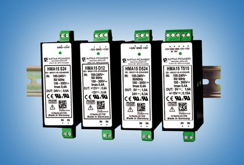 Alimentation électrique sur rail DIN - HMA15 S3,3 - MTM Power Messtechnik Mellenbach GmbH - AC/DC / à sortie simple / CE
