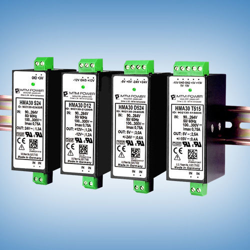 Alimentation électrique sur rail DIN - HMA30 S3,3 - MTM Power Messtechnik Mellenbach GmbH - AC/DC / à sortie simple / CE