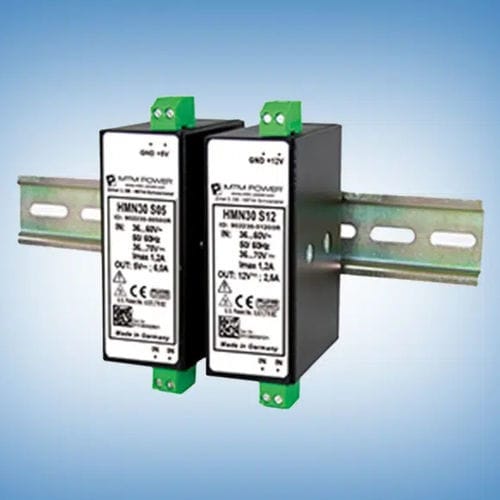 Alimentation électrique sur rail DIN - HMN30 S05 - MTM Power Messtechnik Mellenbach GmbH - AC/DC / à sortie simple / CE