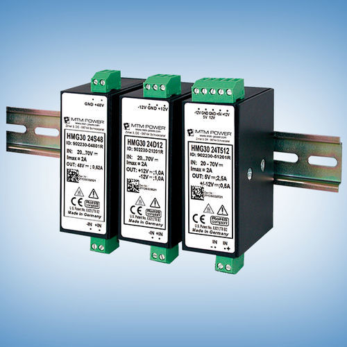 Alimentation électrique sur rail DIN - HMG30 24S05 - MTM Power Messtechnik Mellenbach GmbH - DC/DC / à sortie simple / CE