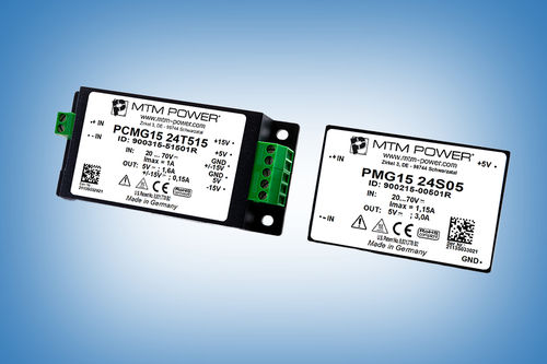 Convertisseur DC/DC isolé - PCMG15 24S15 - MTM Power Messtechnik Mellenbach GmbH - de circuit imprimé / monté sur châssis / industriel
