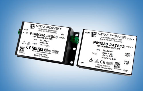 Module convertisseur DC/DC isolé - PMG30 24S05 - MTM Power Messtechnik Mellenbach GmbH - de circuit imprimé / monté sur châssis / industriel