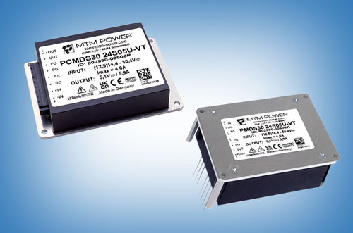 Convertisseur DC/DC monté sur châssis - PCMDS30 24S05U-VT - MTM Power Messtechnik Mellenbach GmbH - de véhicule / pour applications ferroviaires / industriel