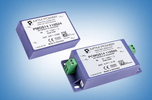 Convertisseur DC/DC de circuit imprimé - PCMGS14 110S05 - MTM Power Messtechnik Mellenbach GmbH - monté sur châssis / de véhicule / pour applications ferroviaires