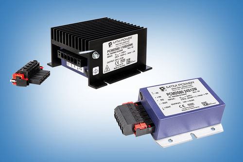 Convertisseur DC/DC à isolation galvanique - PCMDS80 24S12W - MTM Power Messtechnik Mellenbach GmbH - monté sur châssis / de véhicule / pour applications ferroviaires