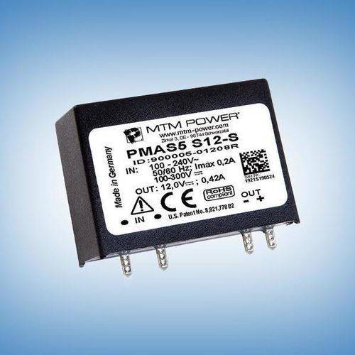Alimentation électrique pour circuit imprimé - PMAS5 S15-S - MTM Power Messtechnik Mellenbach GmbH - AC/DC / à sortie simple / CE