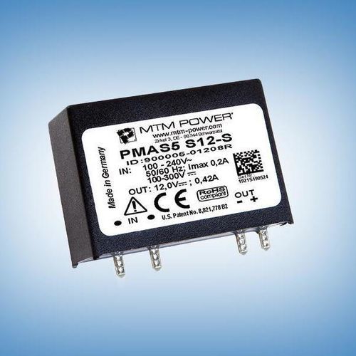 Alimentation électrique pour circuit imprimé - PMAS5 S24-S - MTM Power Messtechnik Mellenbach GmbH - AC/DC / à sortie simple / CE
