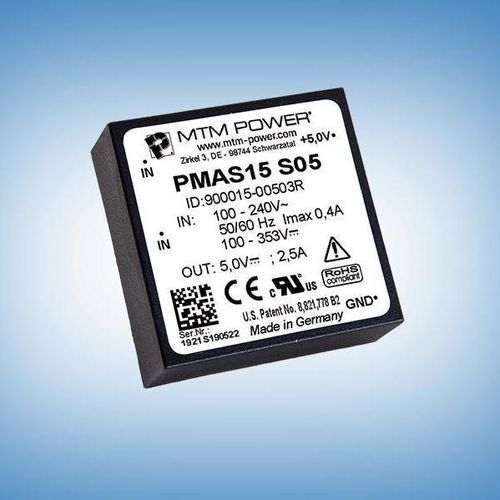 Alimentation électrique pour circuit imprimé - PMAS15 S12 - MTM Power Messtechnik Mellenbach GmbH - AC/DC / à sortie simple / CE