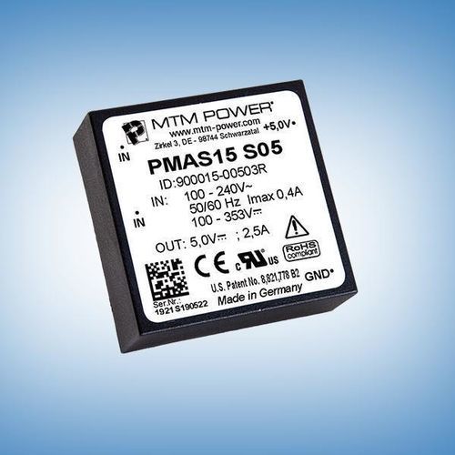 Alimentation électrique pour circuit imprimé - PMAS15 S48 - MTM Power Messtechnik Mellenbach GmbH - AC/DC / à sortie simple / CE