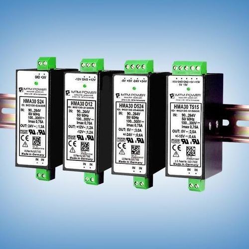 Alimentation électrique sur rail DIN - HMA30 D524 - MTM Power Messtechnik Mellenbach GmbH - AC/DC / à deux sorties / CE