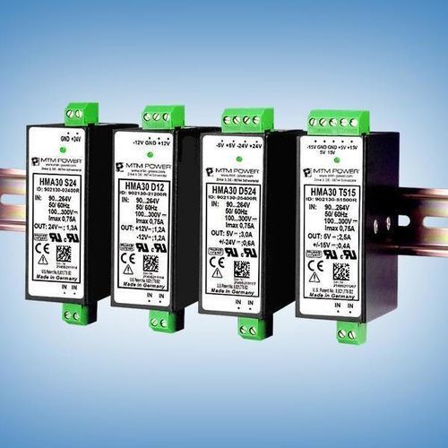 Alimentation électrique sur rail DIN - HMA30 T515 - MTM Power Messtechnik Mellenbach GmbH - AC/DC / à triple sortie / CE