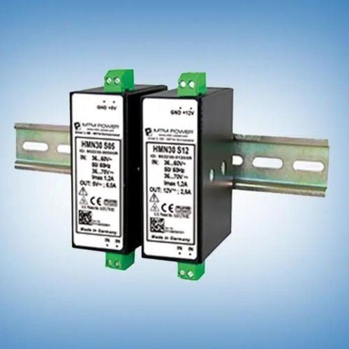 Alimentation électrique sur rail DIN - HMN30 S12 - MTM Power Messtechnik Mellenbach GmbH - AC/DC / à sortie simple / CE