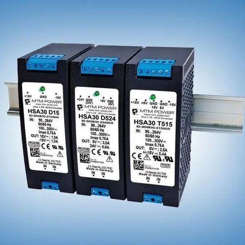 Alimentation électrique sur rail DIN - HSA30 D512 - MTM Power Messtechnik Mellenbach GmbH - AC/DC / à deux sorties / CE