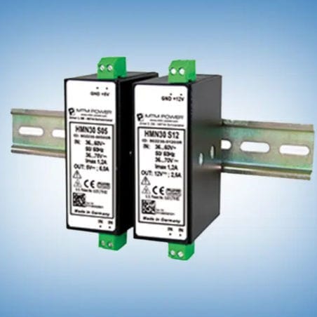 Alimentation électrique sur rail DIN - HMN30 S24 - MTM Power Messtechnik Mellenbach GmbH - AC/DC / à sortie simple / CE