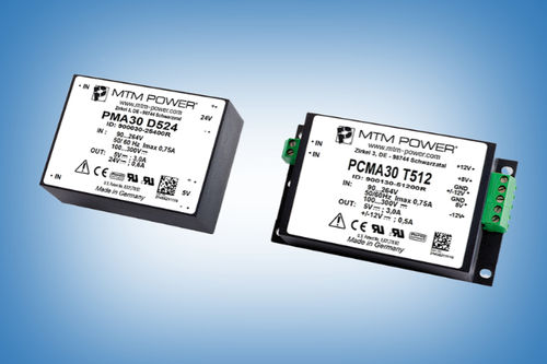 Alimentation électrique AC/DC - PMA30 D515 - MTM Power Messtechnik Mellenbach GmbH - à deux sorties / CE / RoHS