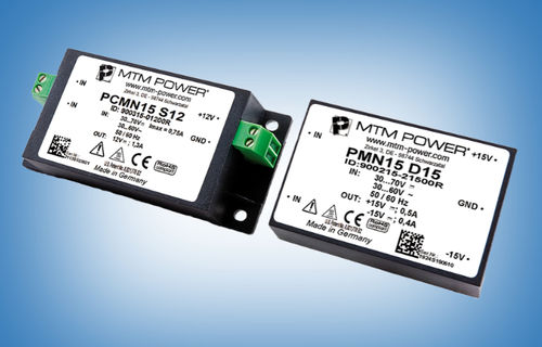 Alimentation électrique montée sur châssis - PCMN15 D12 - MTM Power Messtechnik Mellenbach GmbH - AC/DC / à deux sorties / CE