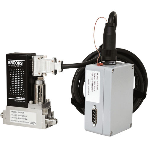 Régulateur de débit massique - 5850EMH  - Brooks Instrument - pour gaz / en acier inoxydable / analogique