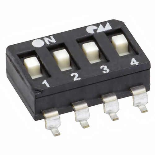 Interrupteur DIP - D12AS - PTR HARTMANN GmbH - SPST / montage en surface