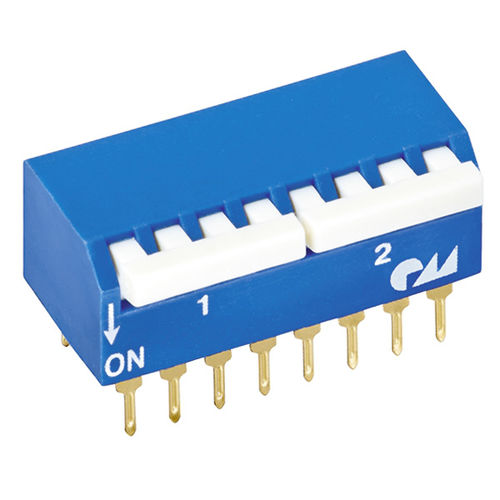 Interrupteur DIP - D11ETP - PTR HARTMANN GmbH - 4 pôles