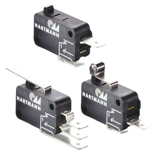 Interrupteur micro - MAB1 - PTR HARTMANN GmbH - à ressort / unipolaire / pour actionneur
