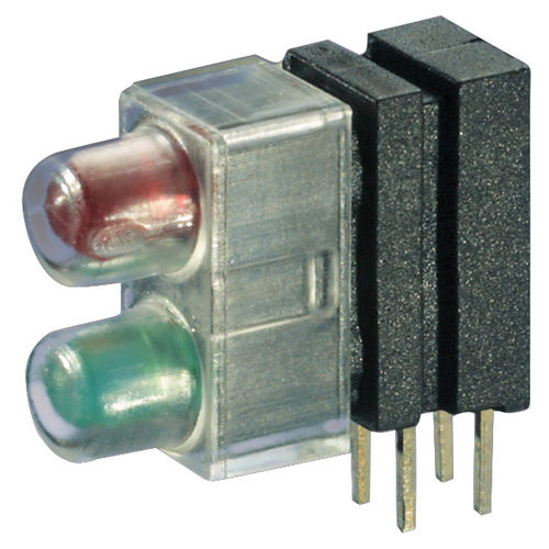 LED verte - 28-03. - PTR HARTMANN GmbH - rouge / jaune / pour circuit imprimé