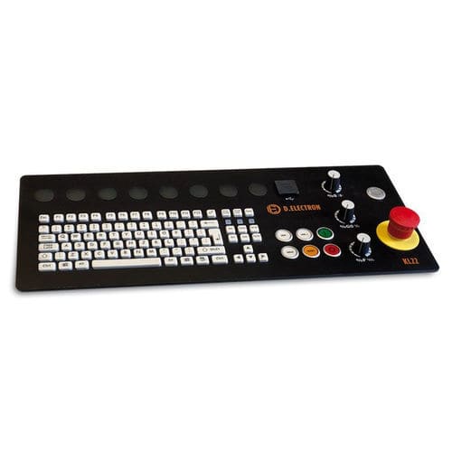 Clavier encastrable - KL22  - D.Electron - à touches mécaniques / 105 touches / USB