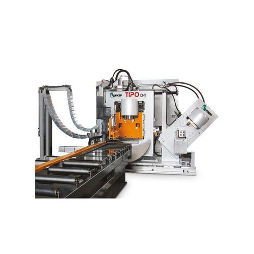 Ligne de poinçonnage CNC - TIPO D4 - FICEP - hydraulique / pour profilés plats / cisaillage