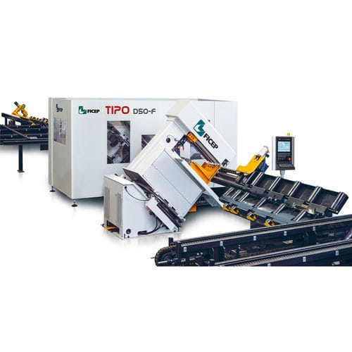 Ligne de perçage CNC - TIPO D50-F - FICEP - horizontale / pour profilés plats / pour profilés cornières