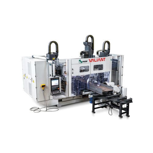 Ligne de perçage CNC - VALIANT  - FICEP - pour profilés de construction métallique / pour poutre / à 3 broches