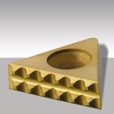 Plaquette de coupe en carbure - SinterGrip   - OML - triangulaire