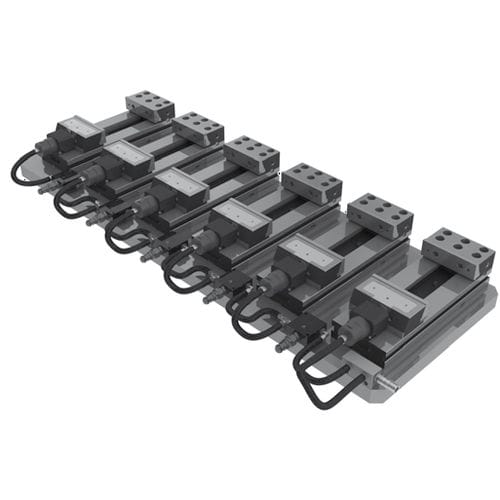 Étau pour machine-outil - TC HYDRO SET - OML - hydraulique / modulable