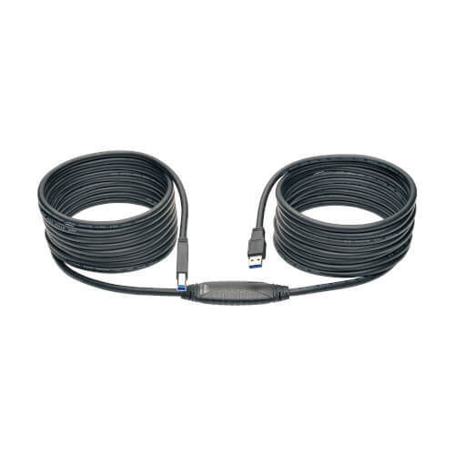 Câble électrique de données - U328-025 - TRIPPLITE - de prolongation / USB / USB type B