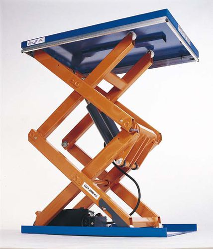 Table élévatrice à doubles ciseaux - Edmolift UK Ltd - hydraulique / stationnaire