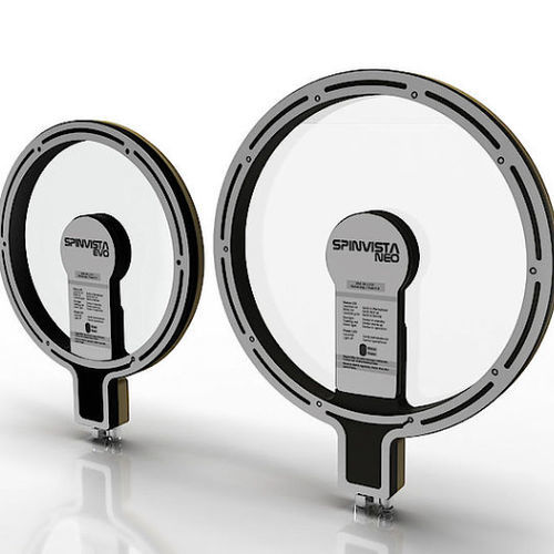 Fenêtre rotative pour machine-outil - SPINVISTA - HEMA Maschinen- und Apparateschutz GmbH - à entraînement pneumatique