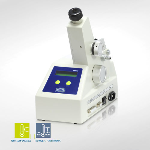 Réfractomètre numérique - AR2008 - A. KRÜSS Optronic GmbH - à double échelle / échelle Brix / d'Abbe