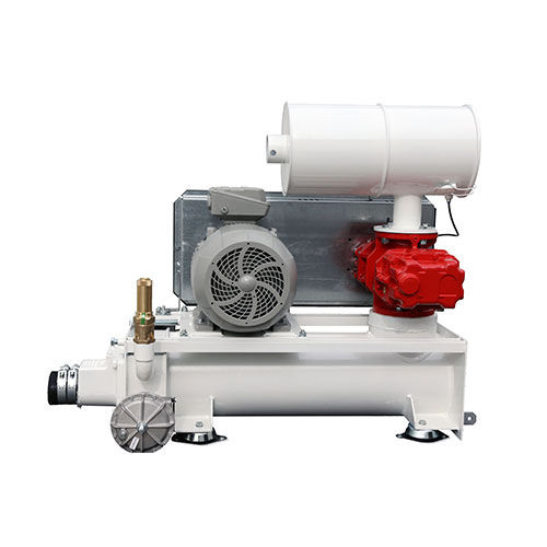 Groupe de soufflage volumétrique - K series with integrated discharge silencer - RKR Gebläse und Verdichter GmbH - à lobes / ATEX / compact