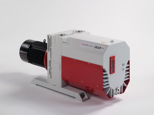 Pompe à vide à palettes - Duo 125/M series - Pfeiffer Vacuum+Fab Solutions - lubrifiée / bi-étagée / pour laboratoire