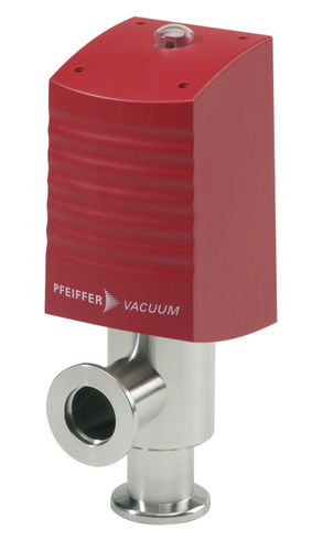 Vanne à commande pneumatique - Pfeiffer Vacuum+Fab Solutions - pour air comprimé / en angle droit