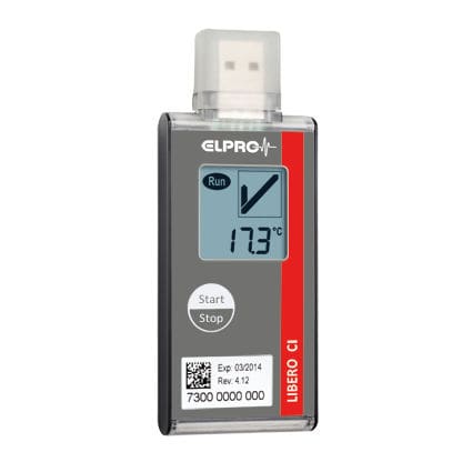 Indicateur de température - LIBERO CI - ELPRO-BUCHS AG - affichage LCD / avec alarme / USB