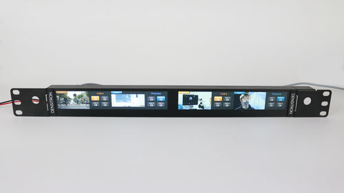 Moniteur à écran tactile multi-points - DM-132GN-OPUR01 - Densitron Technologies - 13" / QVGA / rackable