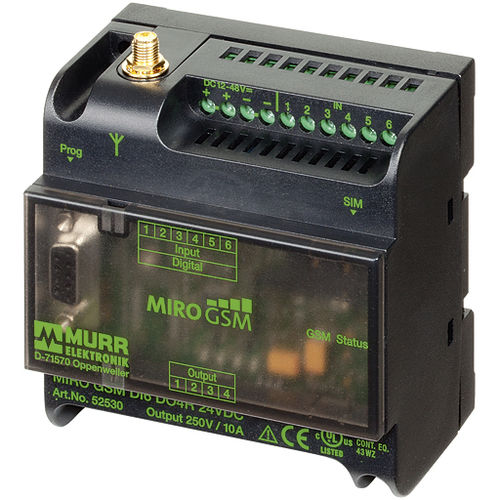 Télécommande GSM - MIRO DI6 DO4R series - MURRELEKTRONIK - industrielle