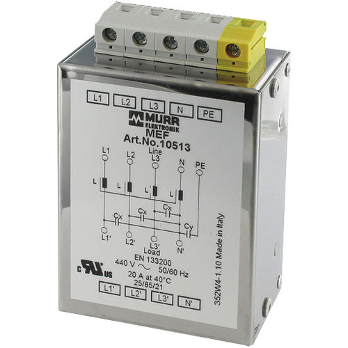 Filtre électronique passe-bas - MEF series - MURRELEKTRONIK - actif / triphasé / avec neutre